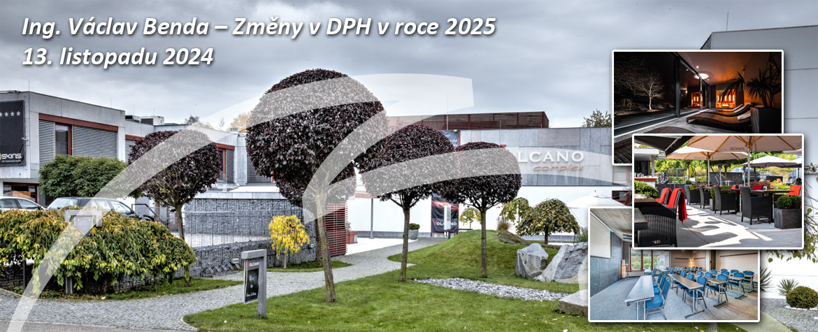 Seminář DPH 2025 živě z Volcano Complex Praha