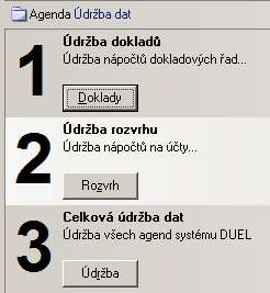 Celková údržba dat